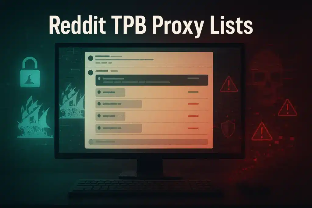 Reddit TPB Proxy Lists